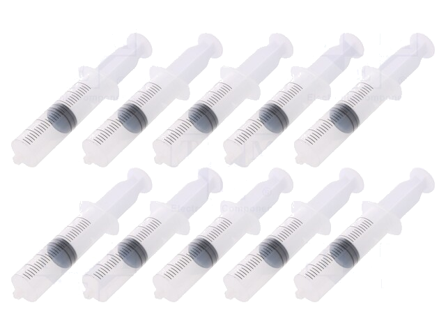 Spuit; 60ml; transparante; Luer Lock; polypropyleen; 10st. Spuit; 60ml; transparante; Luer Lock; polypropyleen; 10st.